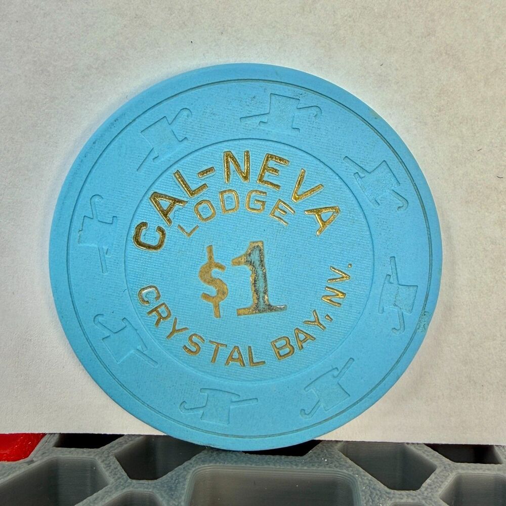 Cal-Neva Lodge Crystal Bay Nevada $1 Casino Poker Chip